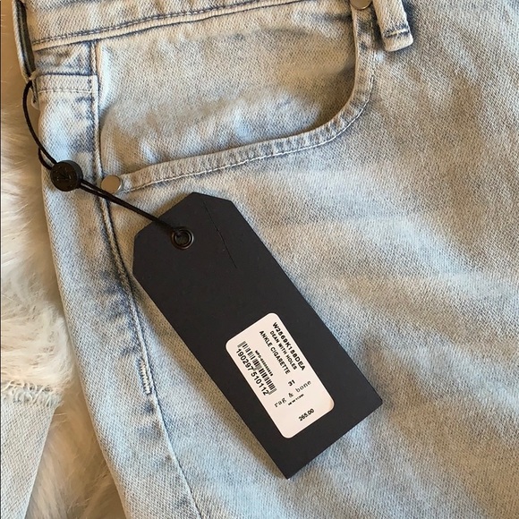 rag & bone Dean Ankle Cigarette Straight Leg Jeans NWT $265 - Picture 3 of 6